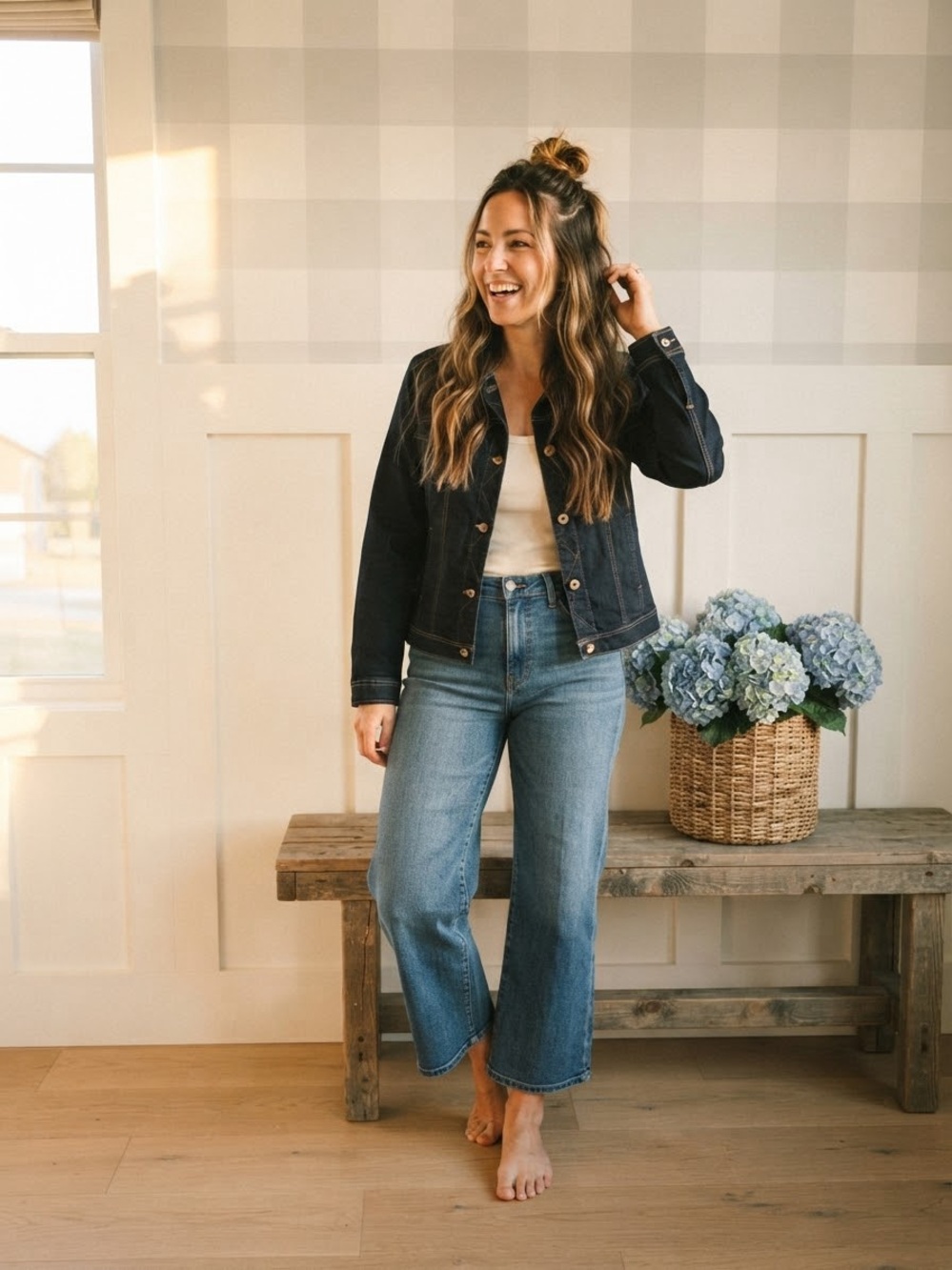 J. Jill Dark Indigo Denim Jacket XL